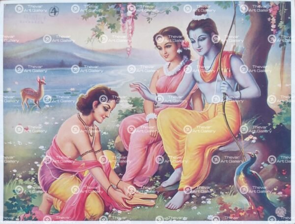 Artist Mulgaonkar antique Vintage print - Thevar art gallery