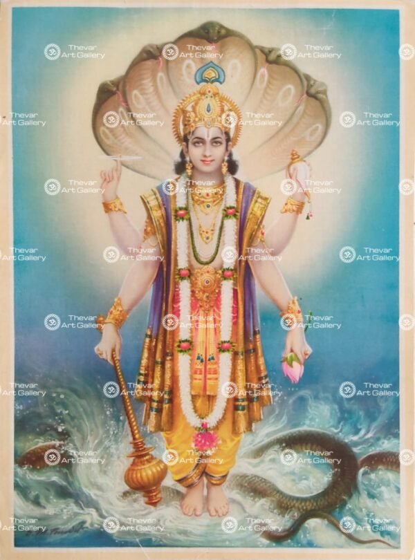 Artist S.M.Pandit antique Vintage print - Thevar art gallery