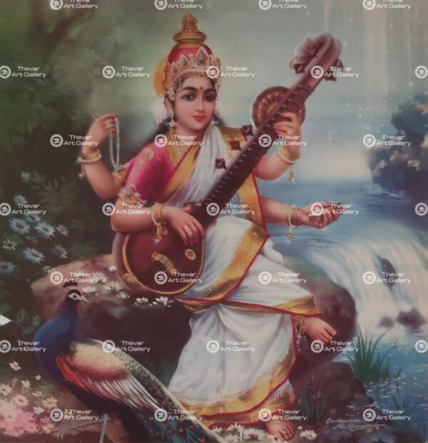 Artist Mu.Ramalingam antique vintage print - Thevar art gallery
