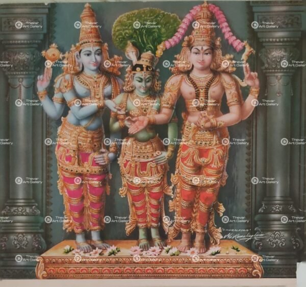 Artist Mu.Ramalingam antique vintage print - Thevar art gallery