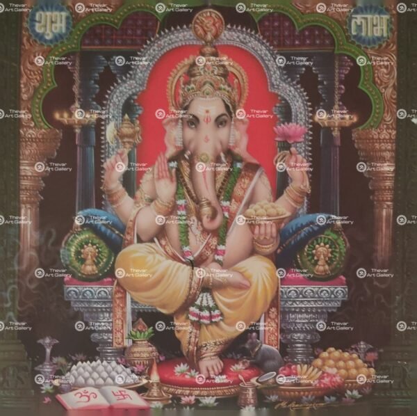 Artist Mu.Ramalingam antique vintage print - Thevar art gallery