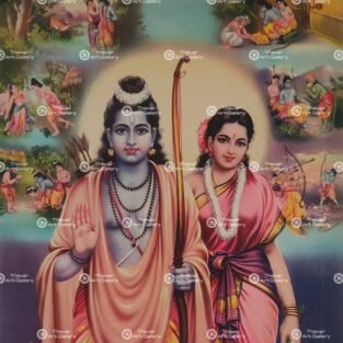 Artist C.Kondiah raju antique vintage paintings - Thevar art gallery