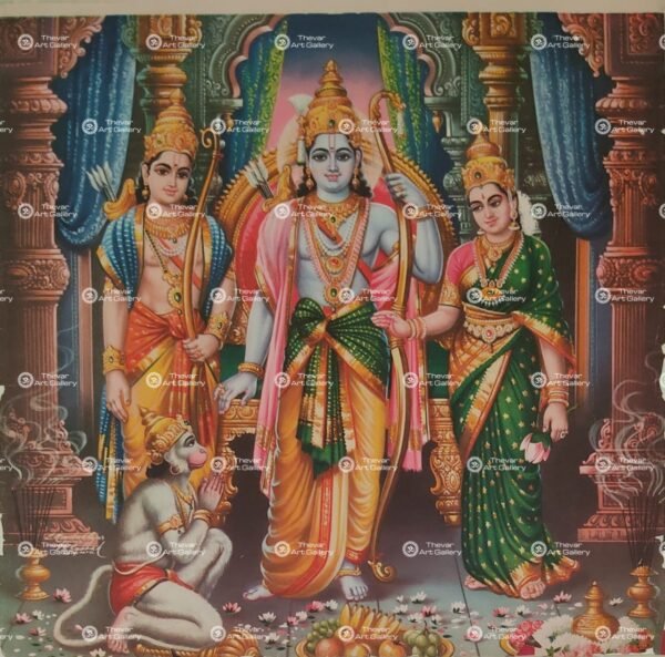 Artist C.Kondiah raju antique vintage paintings - Thevar art gallery