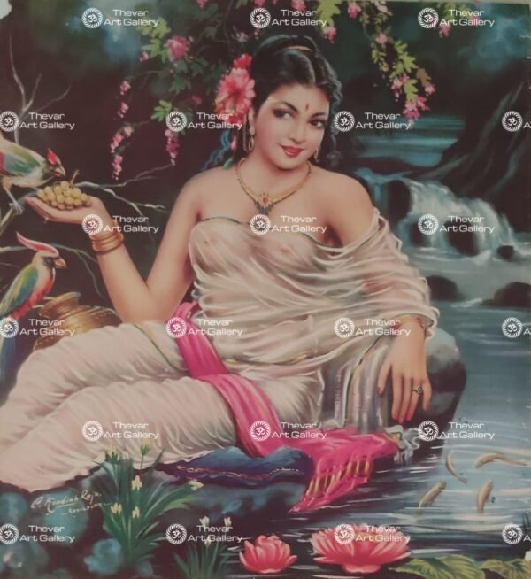 Artist C.Kondiah raju antique vintage paintings - Thevar art gallery