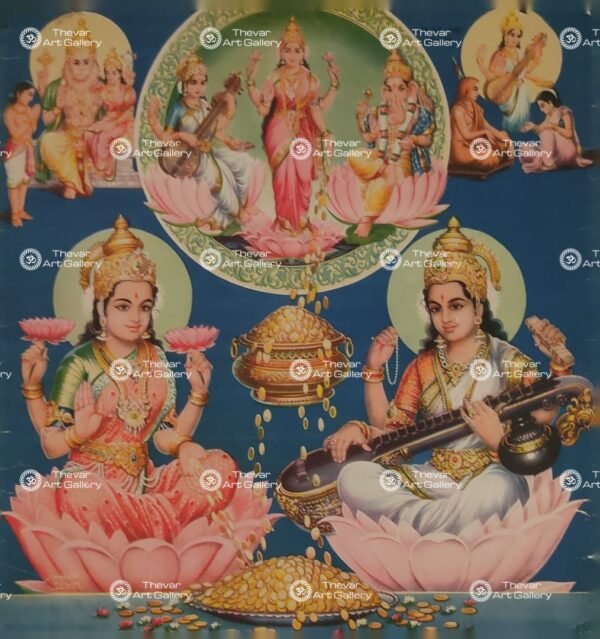 Artist C.Kondiah raju antique vintage paintings - Thevar art gallery