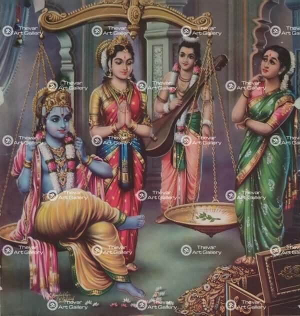 Artist C.Kondiah raju antique vintage paintings - Thevar art gallery