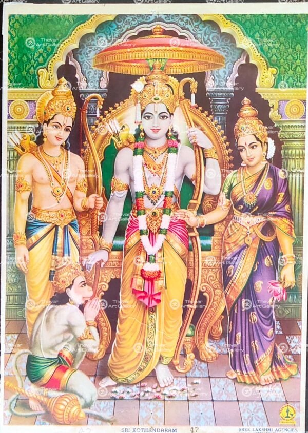 Artist C.Kondiah raju antique vintage paintings - Thevar art gallery