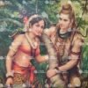 Artist S.M.Pandit antique Vintage print - Thevar art gallery