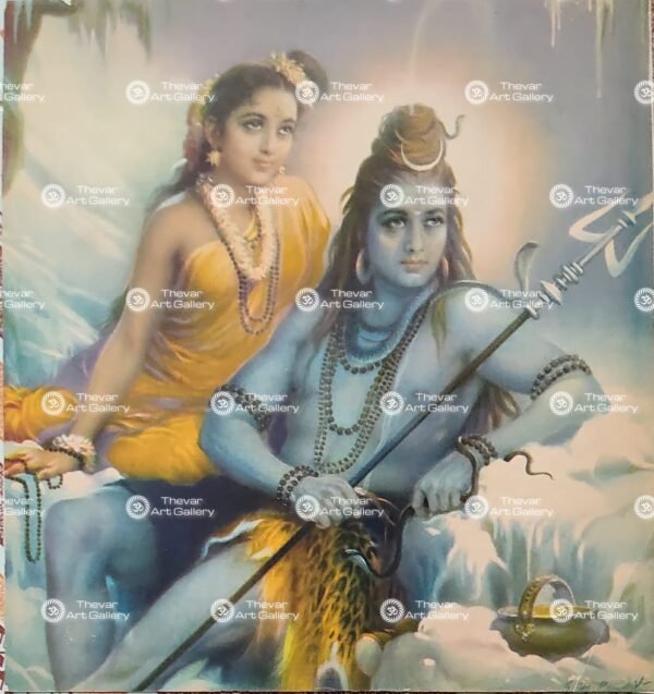 Artist S.M.Pandit antique Vintage print - Thevar art gallery