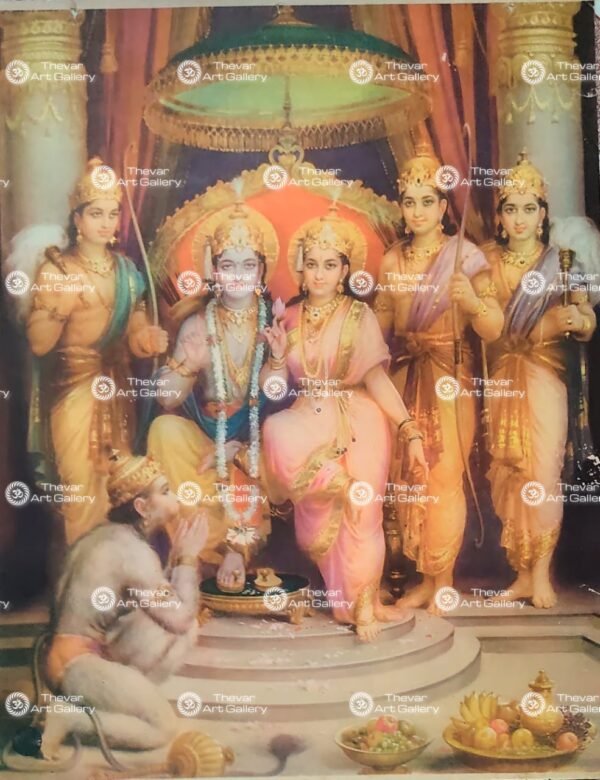 Artist S.M.Pandit antique Vintage print - Thevar art gallery