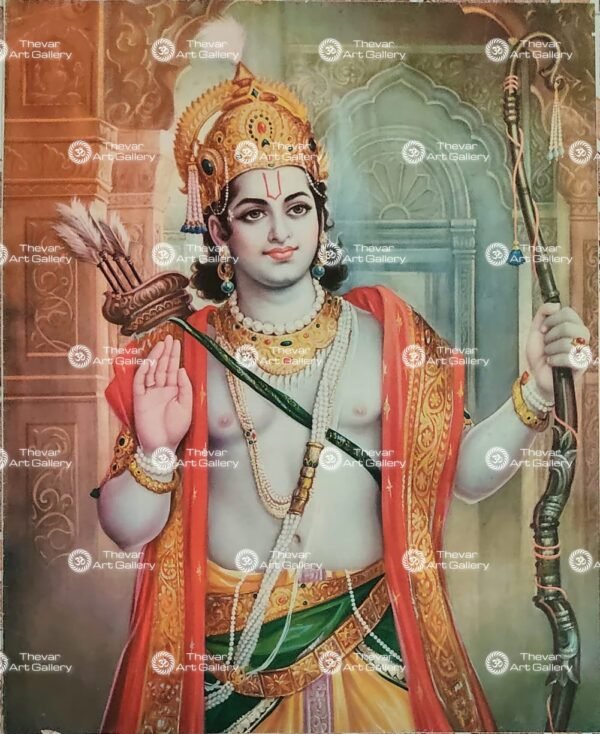 Artist Sapar Bros antique vintage paintings - Thevar art gallery