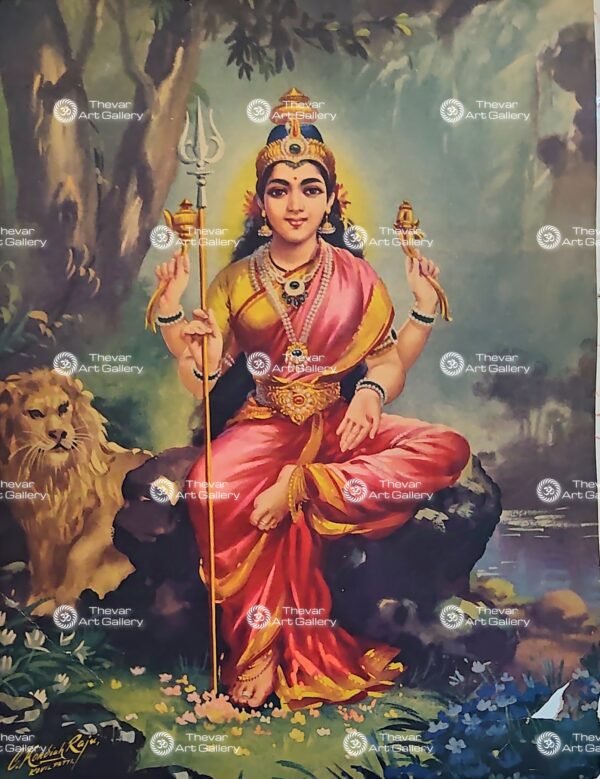 Artist C.Kondiah raju antique vintage paintings - Thevar art gallery