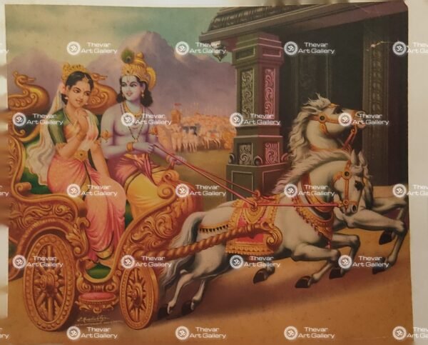 Artist C.Kondiah raju antique vintage paintings - Thevar art gallery