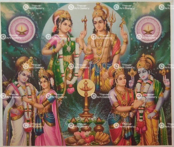 Artist C.Kondiah raju antique vintage paintings - Thevar art gallery