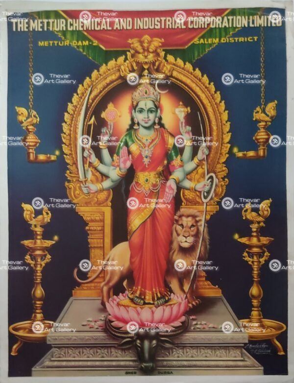 Artist C.Kondiah raju antique vintage paintings - Thevar art gallery