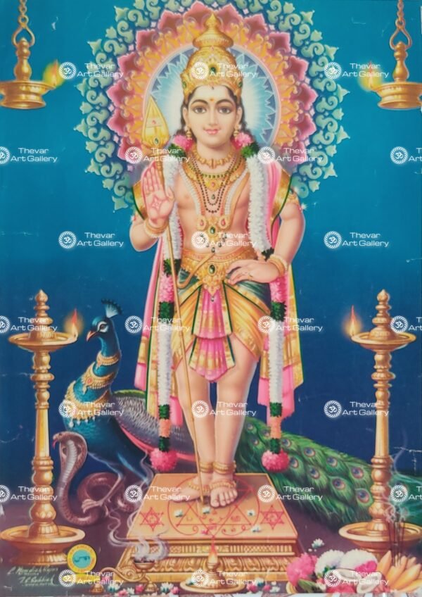 Artist C.Kondiah raju antique vintage paintings - Thevar art gallery