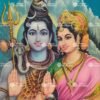 Artist C.Kondiah raju antique vintage paintings - Thevar art gallery