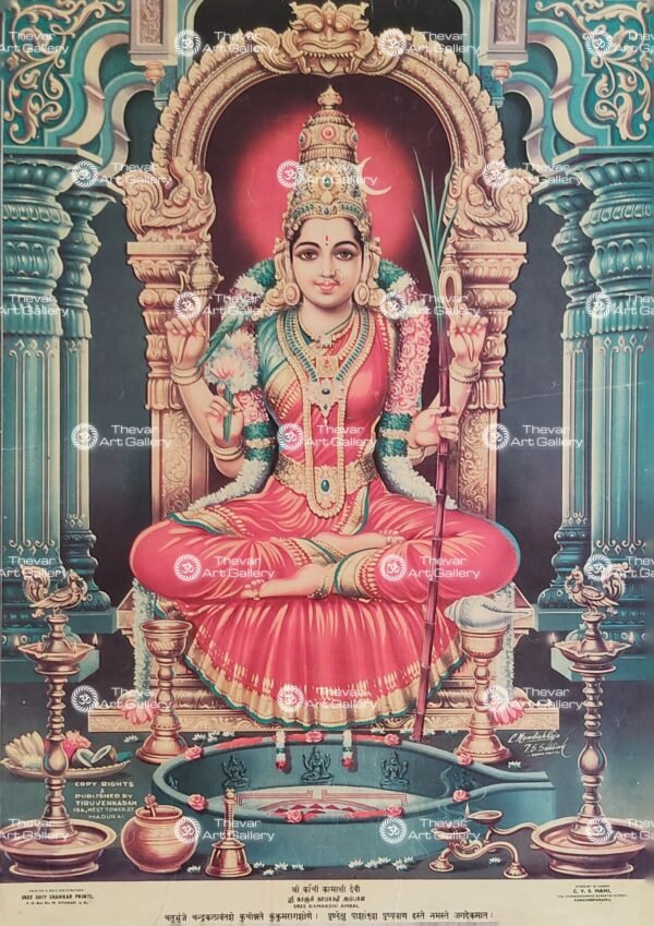 Artist C.Kondiah raju antique vintage paintings - Thevar art gallery