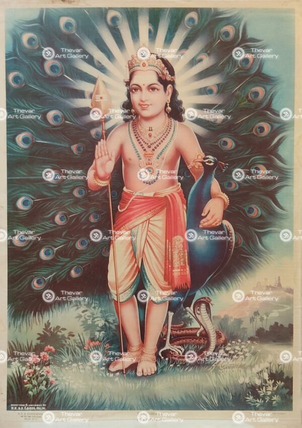 Artist C.Kondiah raju antique vintage paintings - Thevar art gallery