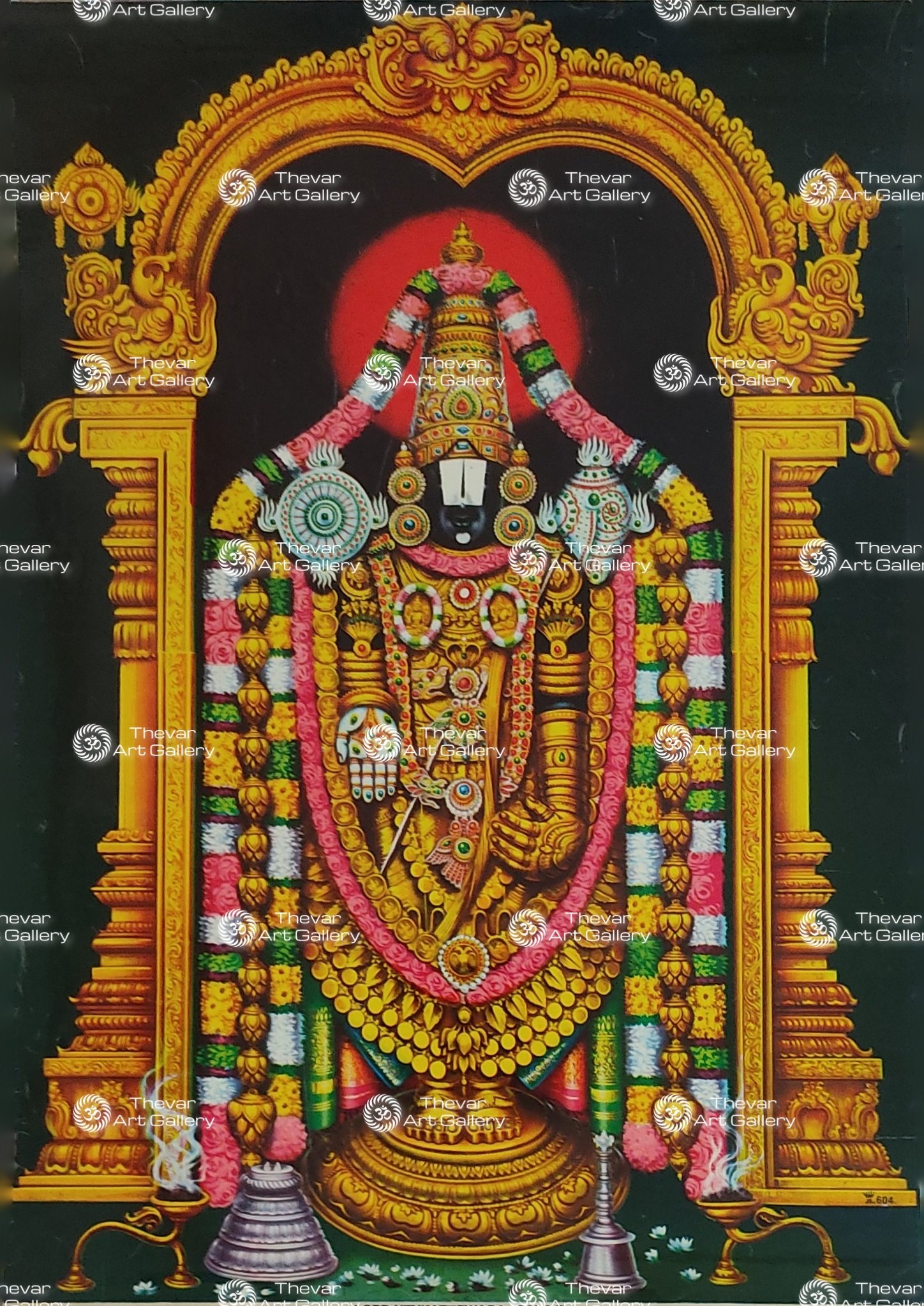 Artist C.Kondiah raju antique vintage paintings - Thevar art gallery