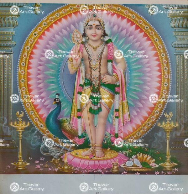 Murugan antique Vintage print - Thevar art gallery