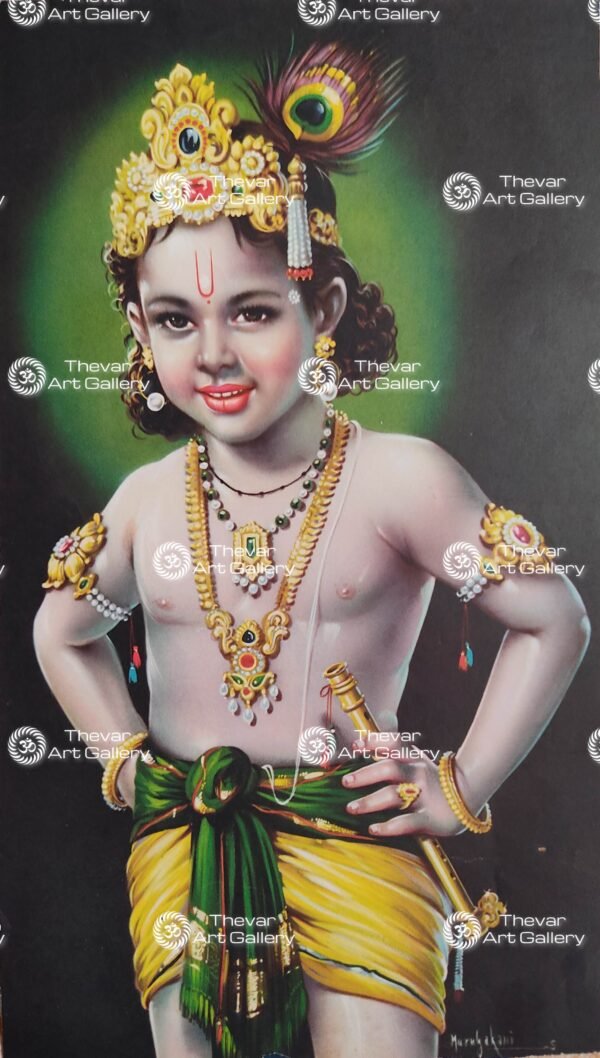 Artist S.Murugakani antique Vintage print - Thevar art gallery