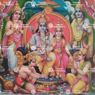Artist S.Murugakani antique Vintage print - Thevar art gallery