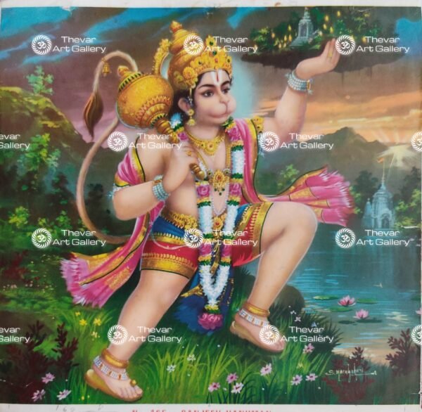 Artist S.Murugakani antique Vintage print - Thevar art gallery
