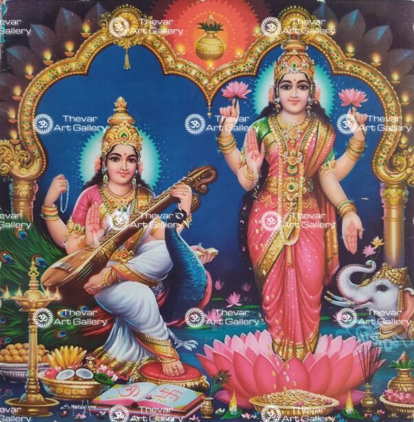 Artist S.Murugakani antique Vintage print - Thevar art gallery