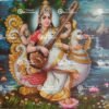 Artist S.Murugakani antique Vintage print - Thevar art gallery