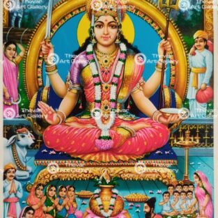 Artist S.Murugakani antique Vintage print - Thevar art gallery