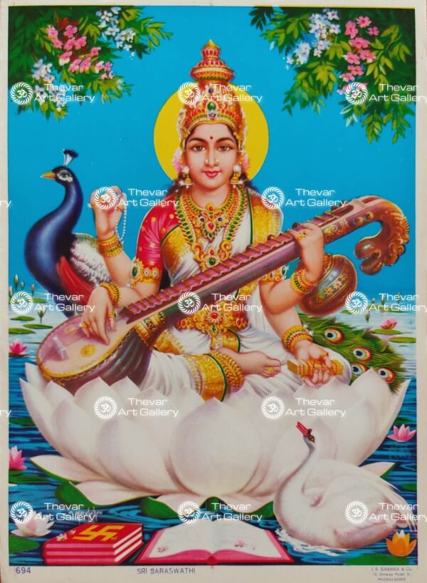 Artist S.Murugakani antique Vintage print - Thevar art gallery