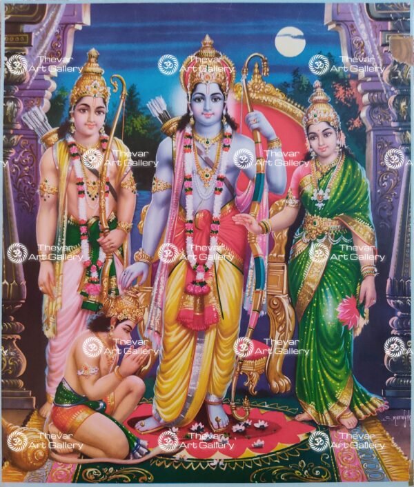 Artist S.Murugakani antique Vintage print - Thevar art gallery