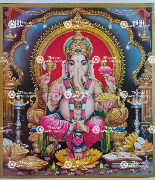 Artist S.Murugakani antique Vintage print - Thevar art gallery