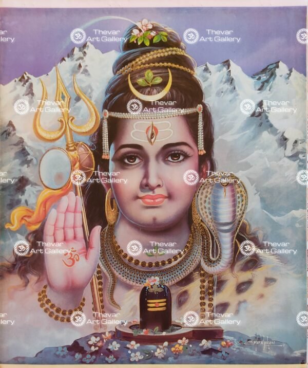 Artist S.Murugakani antique Vintage print - Thevar art gallery