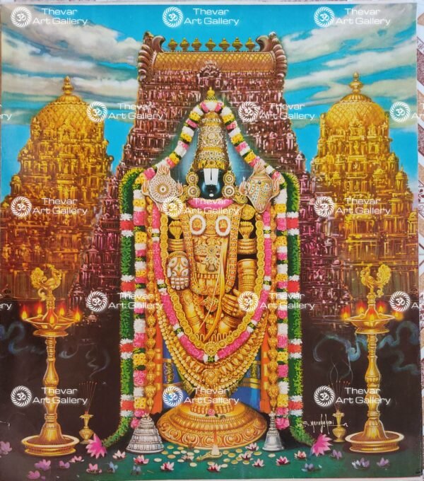 Artist S.Murugakani antique Vintage print - Thevar art gallery