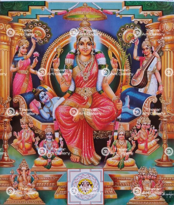 Artist S.Murugakani antique Vintage print - Thevar art gallery