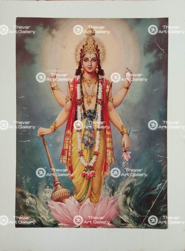 Artist S.M.Pandit antique Vintage print - Thevar art gallery