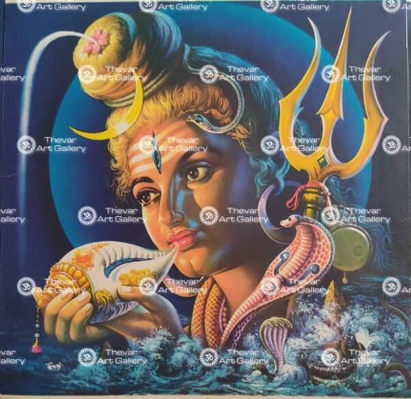 Artist Tenaz antique Vintage print - Thevar art gallery