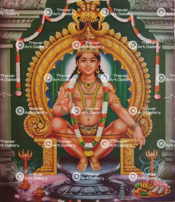 Artist S.S.Kalai antique Vintage print - Thevar art gallery