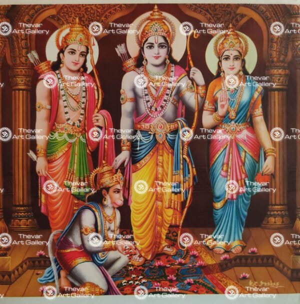 Artist K.C.Prakas antique Vintage print - Thevar art gallery