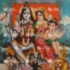 Artist K.C.Prakas antique Vintage print - Thevar art gallery