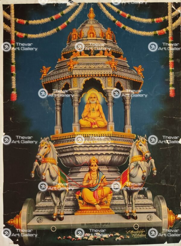 Artist C.Kondiah raju antique vintage paintings - Thevar art gallery