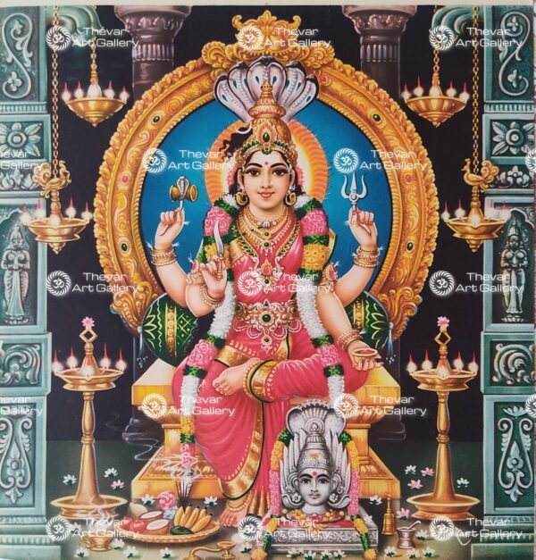Artist S.Sita ram antique Vintage print - Thevar art gallery
