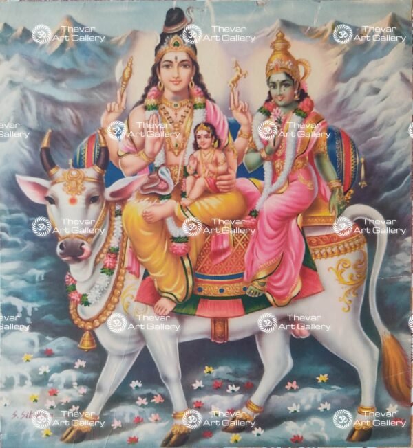 Shiva family | Shiva Parvati | Kangiten