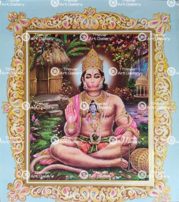 Artist Indra Sharma antique Vintage print - Thevar art gallery