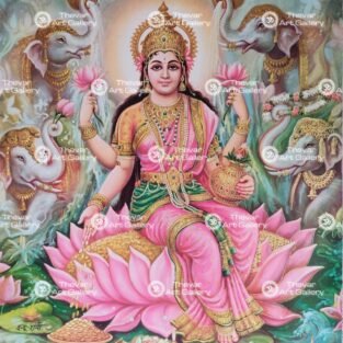Artist Indra Sharma antique Vintage print - Thevar art gallery