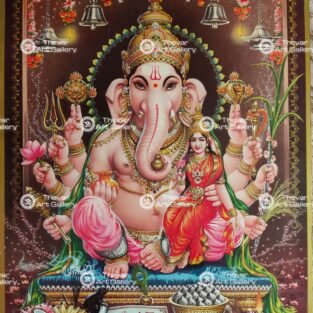 Artist M.C.Jegannath antique Vintage print - Thevar art gallery
