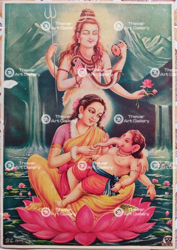 Shiva family | Shiva Parvati | Ganesha