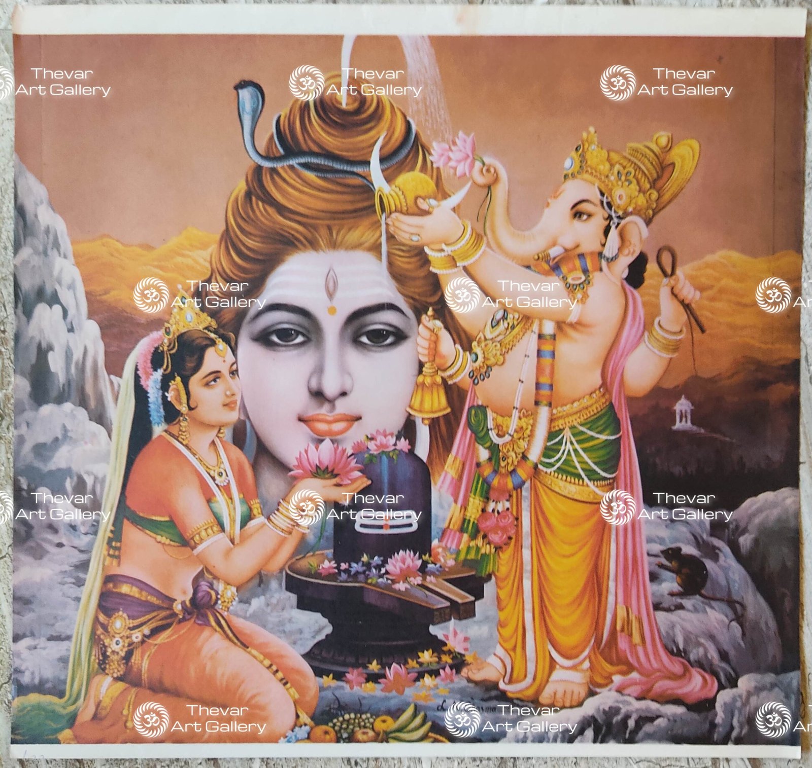 Sakthi Linga Puja | Shiva Linga Puja | Shiva family